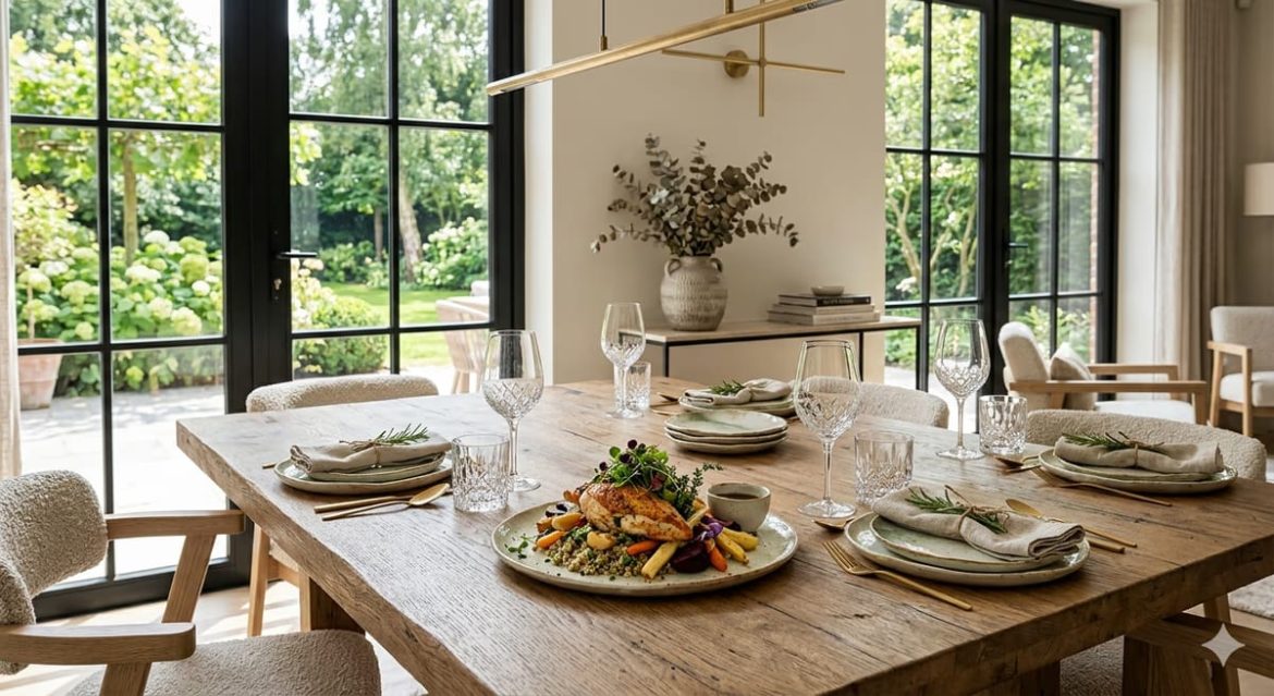 L'art de recevoir : Créer une harmonie entre design intérieur et plaisirs de la table
